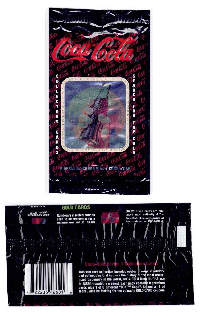 Coca-Cola - Series 1 Trading Card Wrapper (Hand)