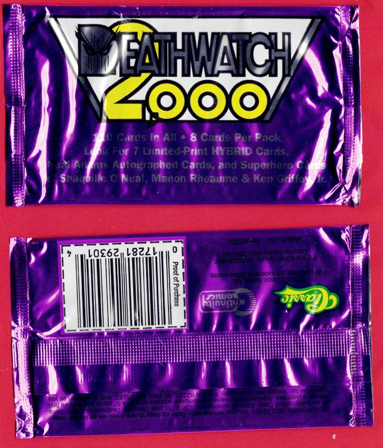 Deathwatch 2000 Trading Card Wrapper