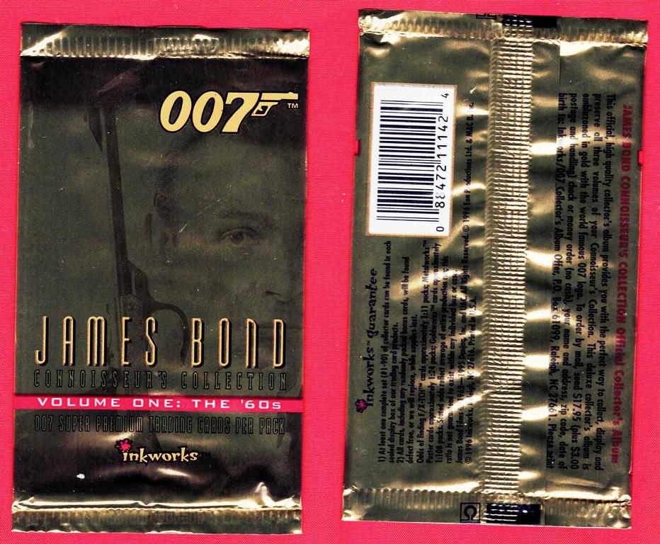 James Bond Connoisseurs Series 1 Trading Card Wrapper