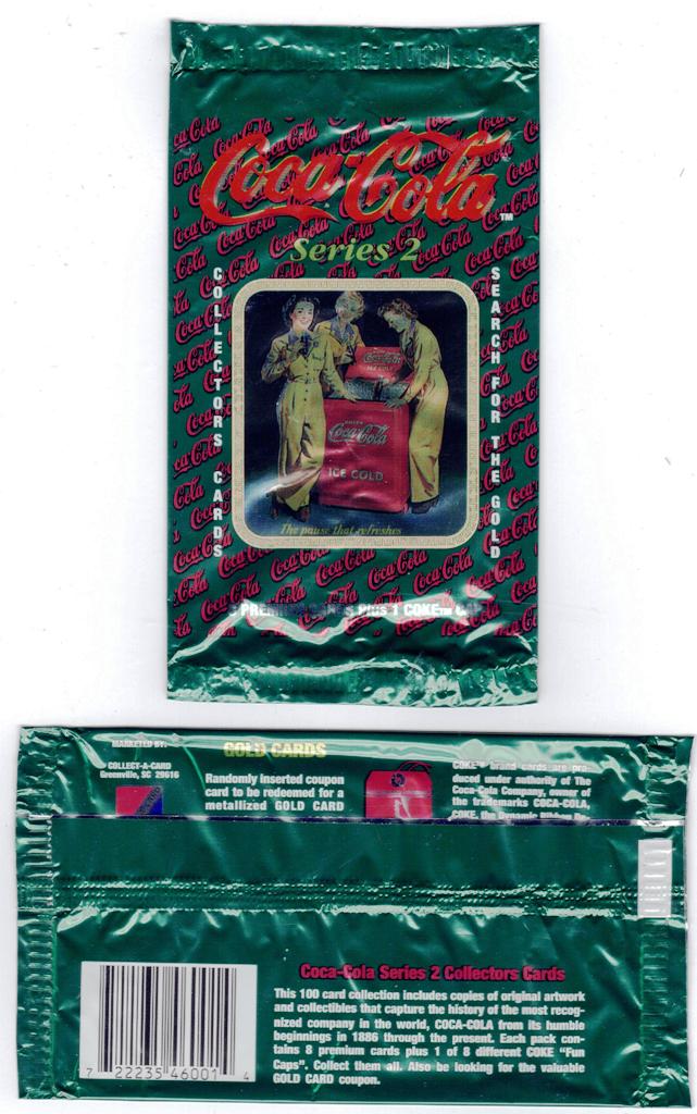 Coca-Cola - Series 2 Trading Card Wrapper (3 Women)