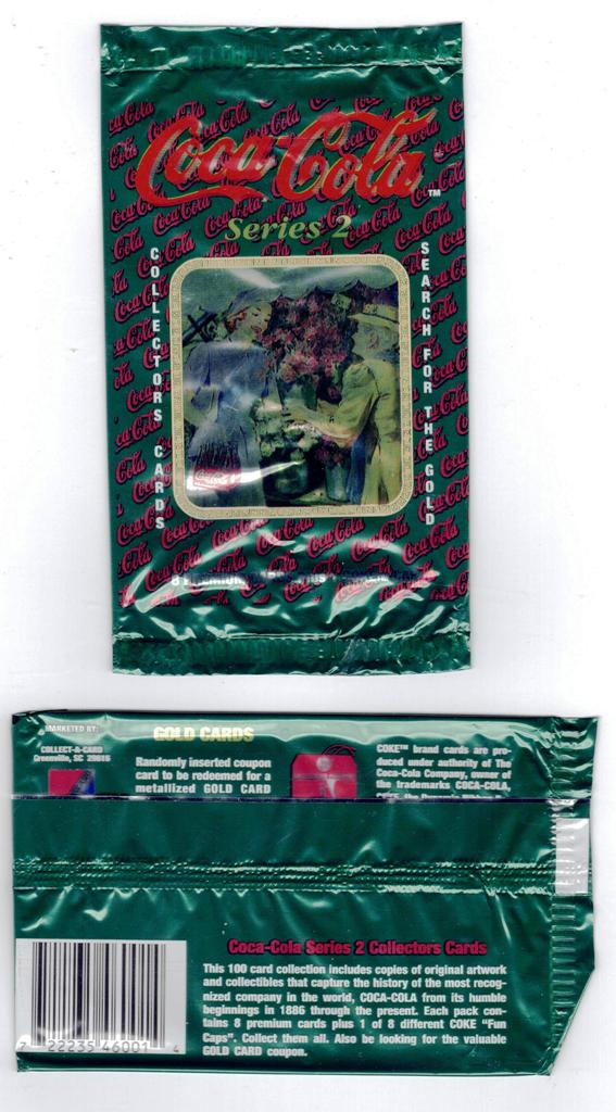 Coca-Cola - Series 2 Trading Card Wrapper (Flower Mart)