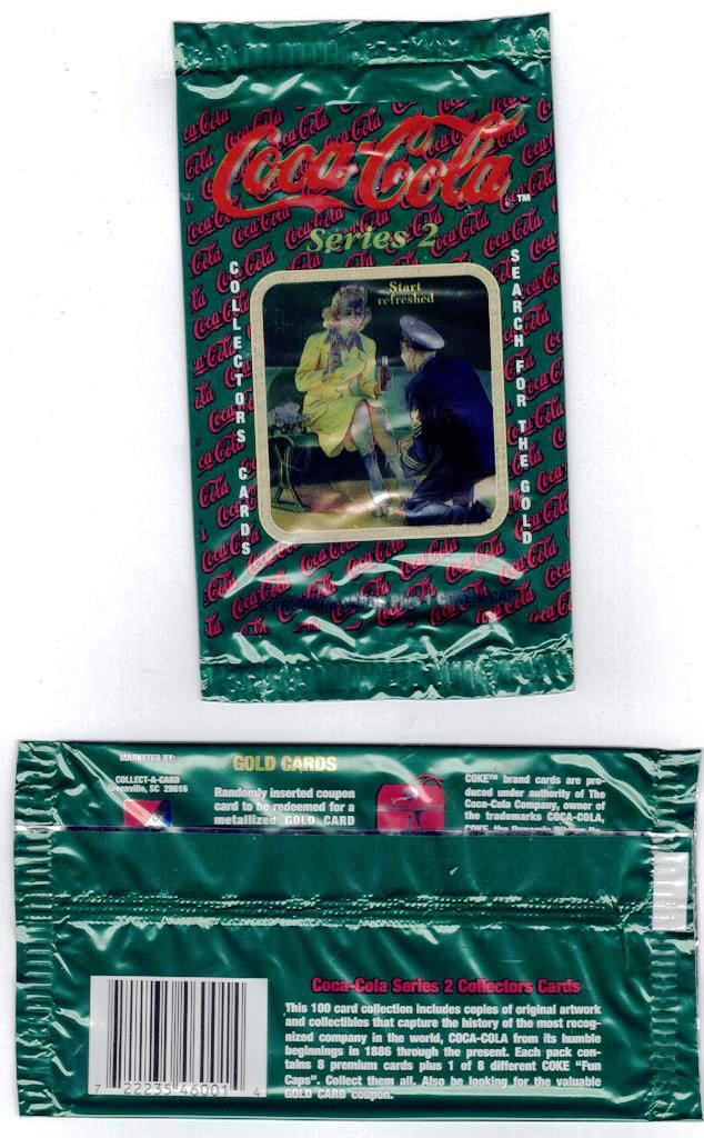 Coca-Cola - Series 2 Trading Card Wrapper (Woman and Sailor)