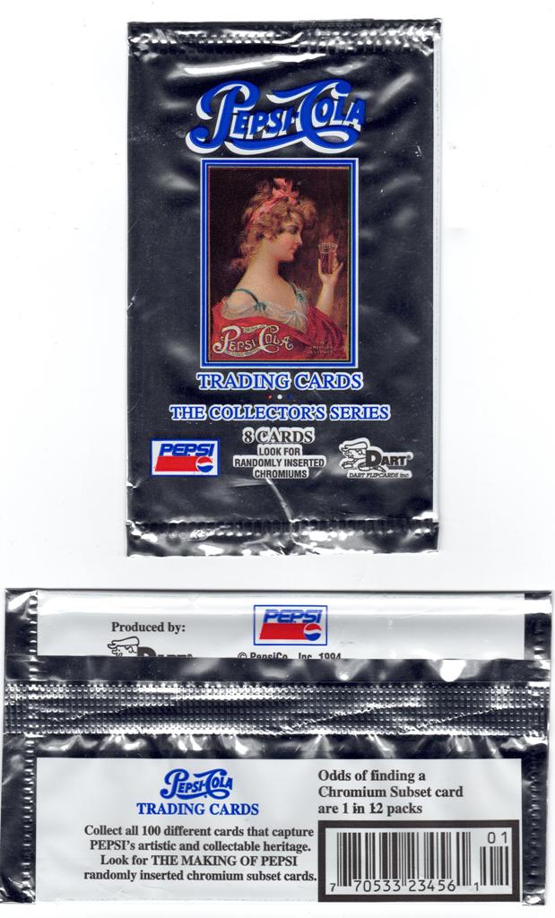 Pepsi Cola - Series 1 Trading Card Wrapper (19th Century Woman)