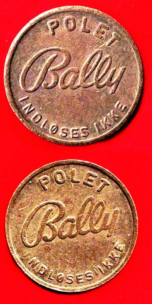 Token – Bally Polet (amusement machines) - Denmark