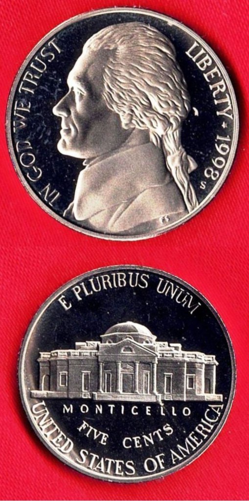 Coin – 1998S (Proof) Jefferson Head Nickel