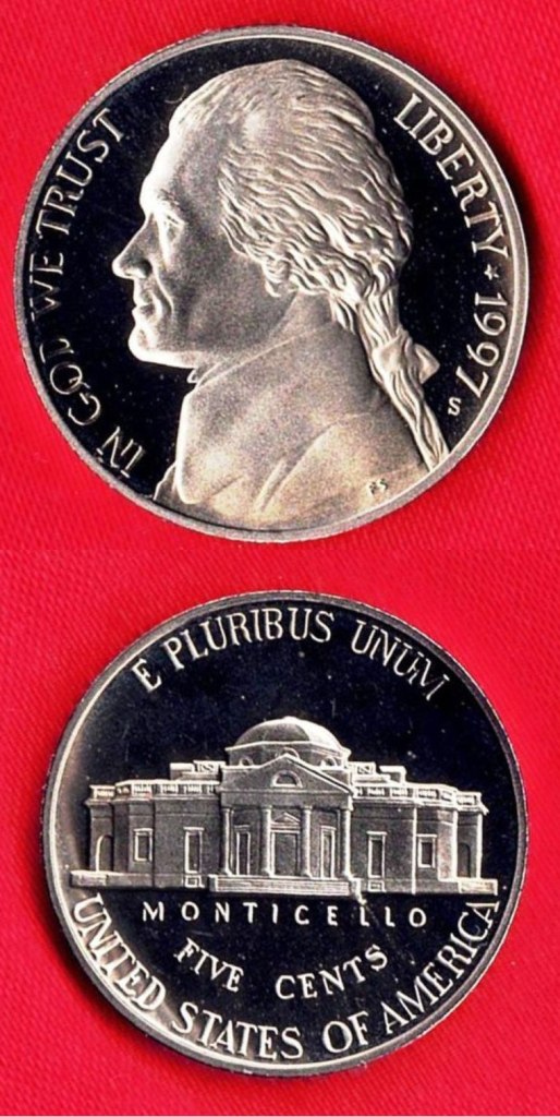 Coin – 1997S (Proof) Jefferson Head Nickel