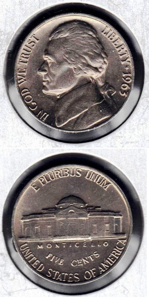 Coin – 1963 (UNC) Jefferson Head Nickel