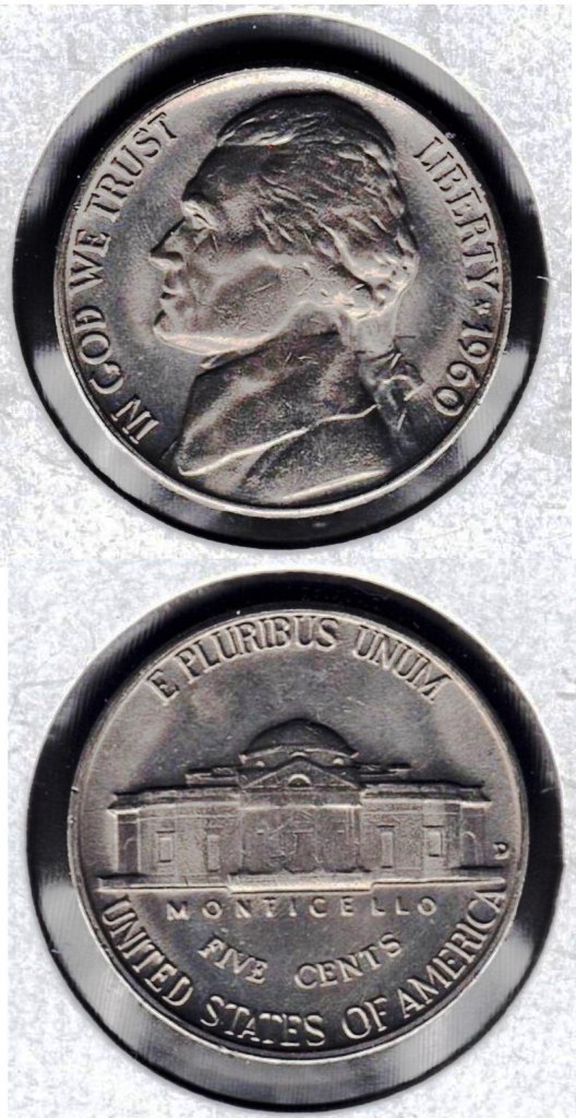 Coin – 1960D (BU) Jefferson Head Nickel