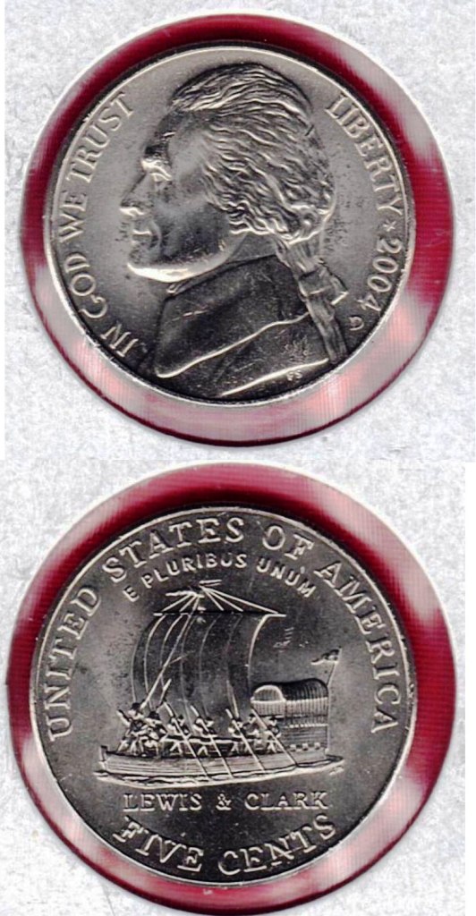 Coin – 2004D (BU) Jefferson Head “Keelboat” Nickel