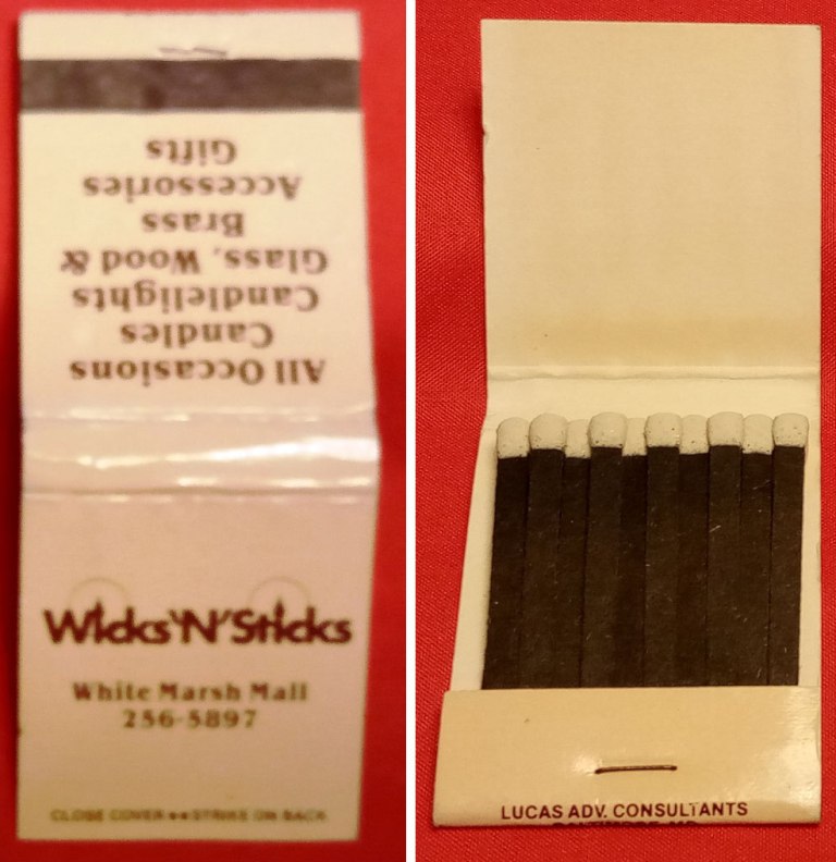 Matchbook - Wicks 'N' Sticks