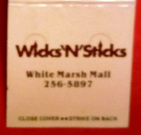 Matchbook - Wicks 'N' Sticks