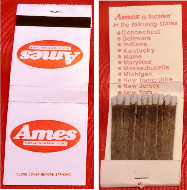 Matchbook – Ames Department Store