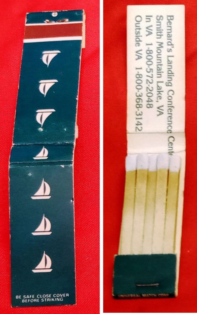 Matchbook - Bernard’s Landing Conference Center (Smith Mountain Lake, VA)