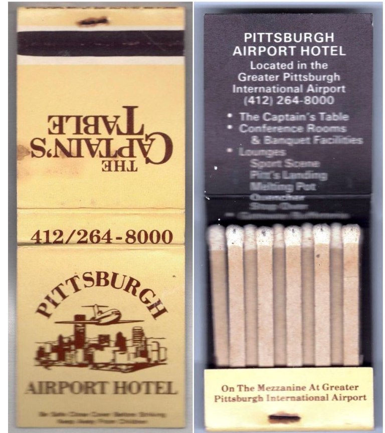 Matchbook – Pittsburgh Airport Hotel (Pittsburgh, PA)