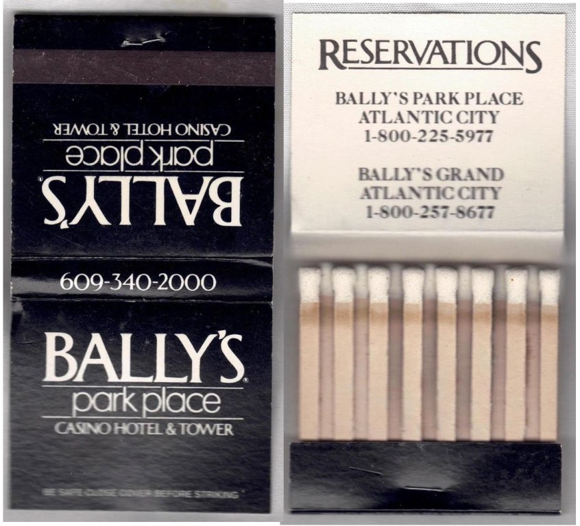 Matchbook – Bally's Park Place Casino Hotel (Atlantic City, NJ)