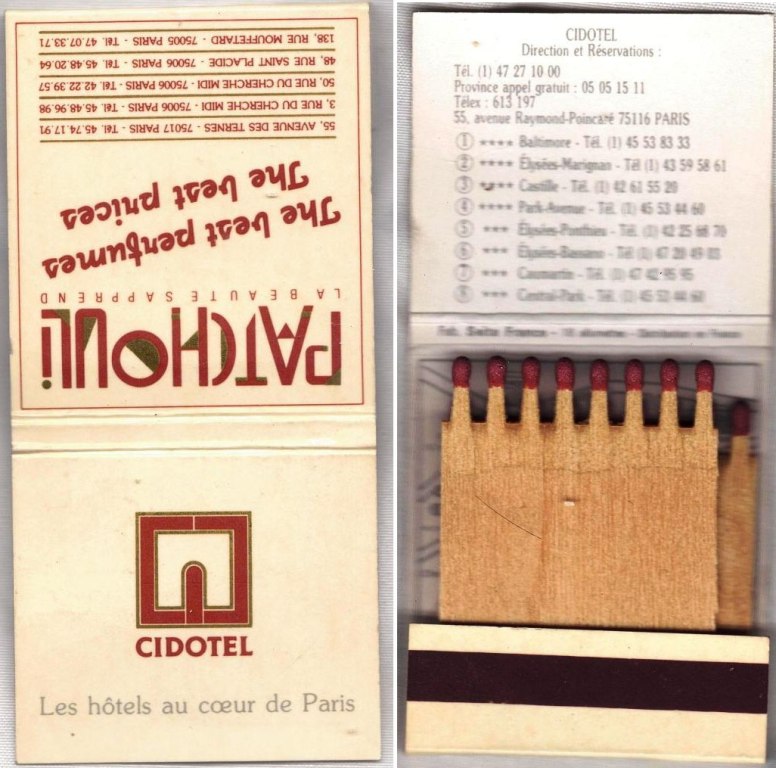 Matchbook – Cidotel Hotels (Paris, France)