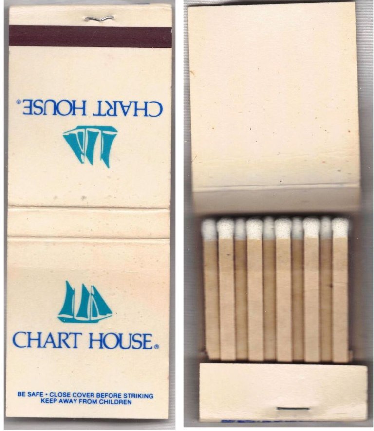 Matchbook – Chart House Restaurant (Nationwide)