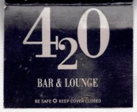 Matchbook – The 420 Bar & Lounge (New York, NY)