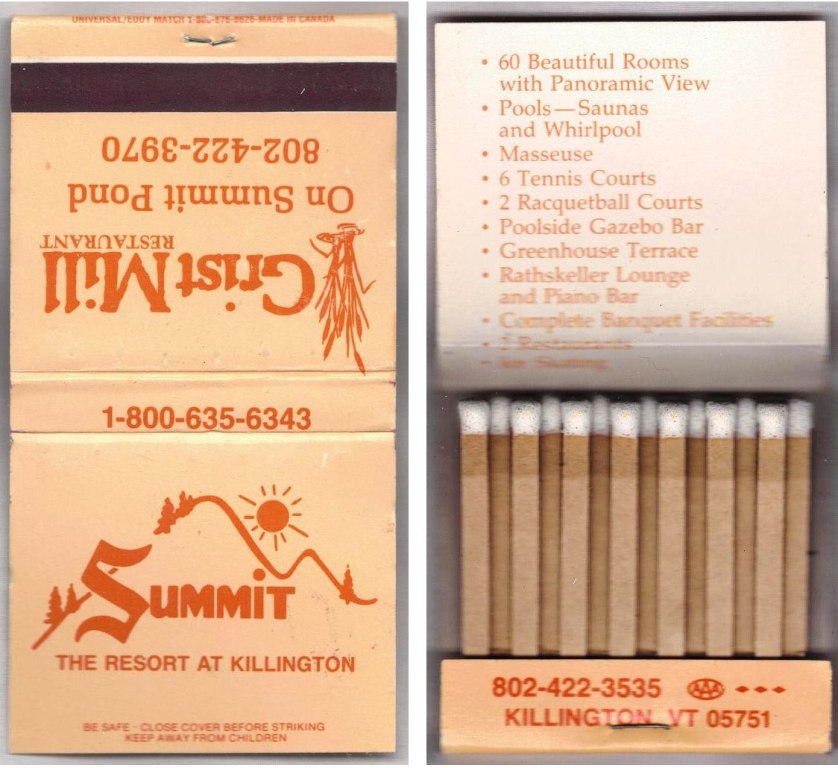 Matchbook - Summit Lodge & Resort (Killington, VT)