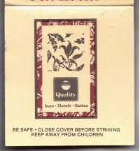 Matchbook - The Quality Inns (Worldwide)