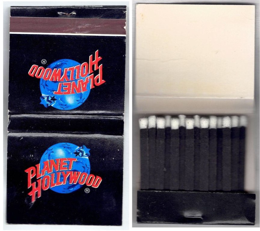 Matchbook - Planet Hollywood Restaurants (Worldwide)