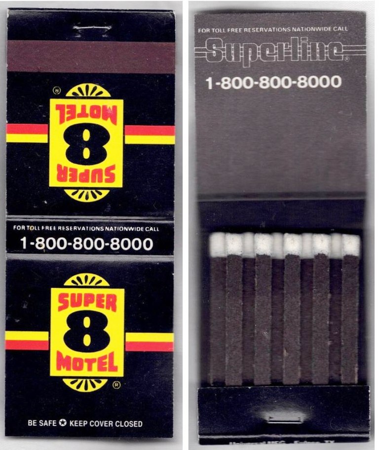 Matchbook - Super 8 Motel (Nationwide)