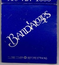 Matchbook - Bandaloops Restaurant (Baltimore, MD)