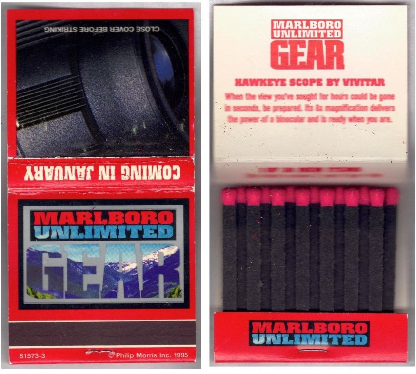 Matchbook - Marlboro Unlimited Gear (Nationwide)