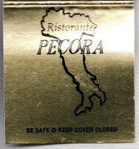 Matchbook - Ristorante Pecora (Baltimore, MD)