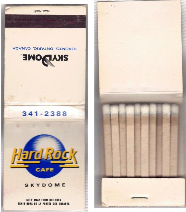 Matchbook - The Hard Rock Cafe Skydome (Toronto, Canada)