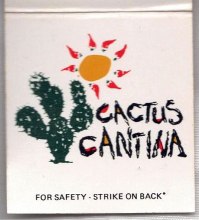 Matchbook - Cactus Cantina (Washington DC)