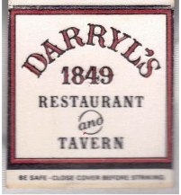 Matchbook - Darryl’s Restaurant (Greensboro, NC) 19