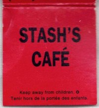 Matchbook - Stash’s Café (Montreal, Canada) - Red