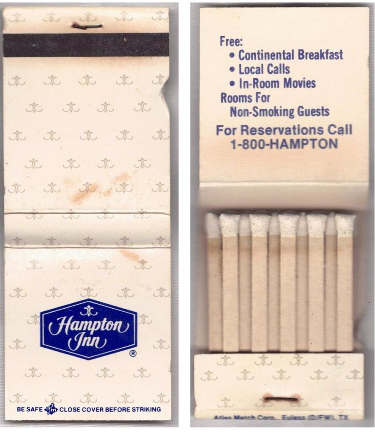 Matchbook – Hampton Inn (Worldwide)