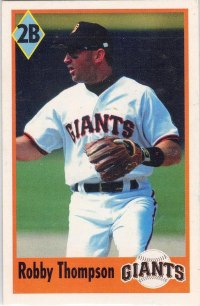 San Francisco Giants – Robby Thompson - Sticker