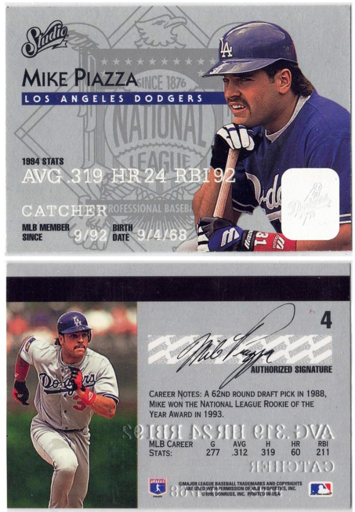 Los Angeles Dodgers – Mike Piazza – Studio (4)