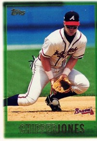 Atlanta Braves – Chipper Jones – ERROR CARD