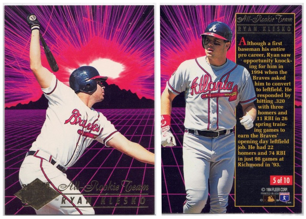 Atlanta Braves – Ryan Klesko – All Rookie Team