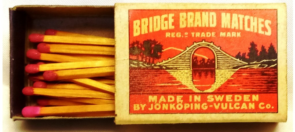 Matchbox – Bridge Brand Matches  (Sweden)