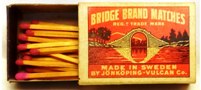 Matchbox – Bridge Brand Matches  (Sweden)