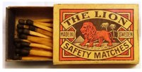 Matchbox – THE LION Safety Matches (Sweden)