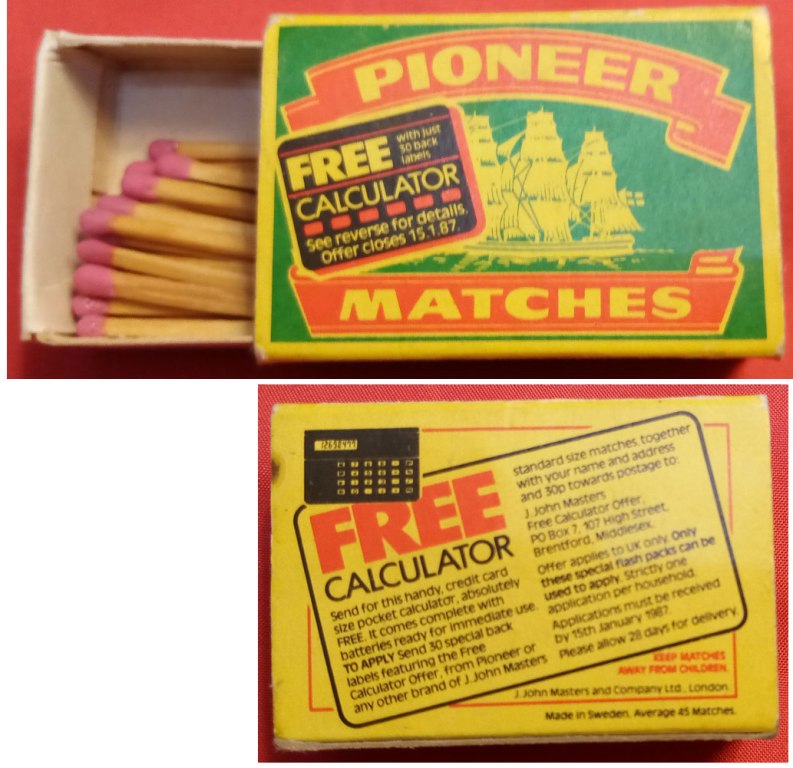 Matchbox – Pioneer Safety Matches (Sweden)