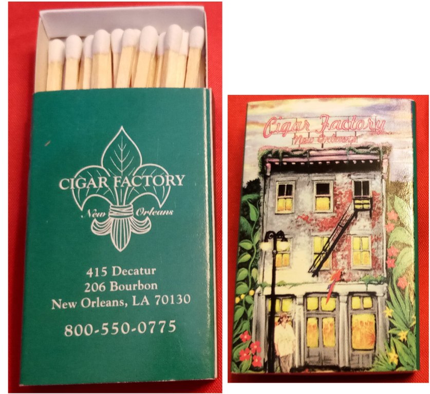 Matchbox – Cigar Factory (New Orleans, LA)