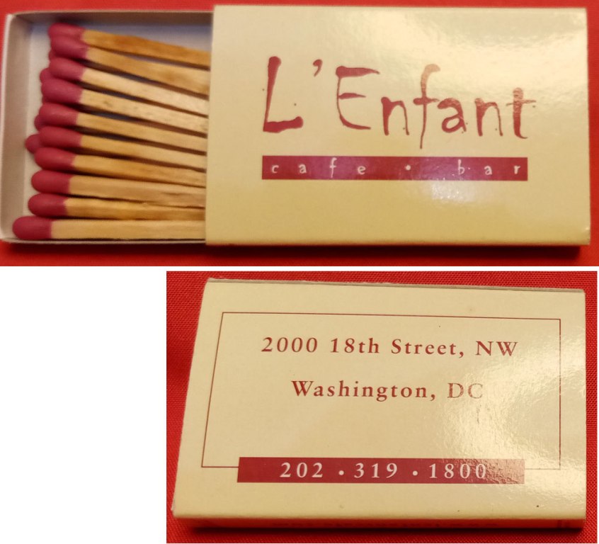 Matchbox – L’Enfant Cafe (Washington DC)