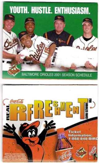 Baltimore Orioles - 2001 Schedule