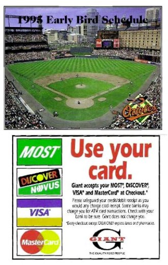 Baltimore Orioles - 1995 Schedule