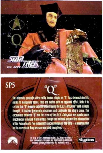 Star Trek - The Next Generation Season 1 - Foil Embossed Card SP5