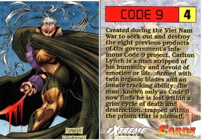 Promo Card - Extreme Studios (Code 9)