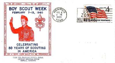 Boy Scout Envelope  Boy Scout Week 1960