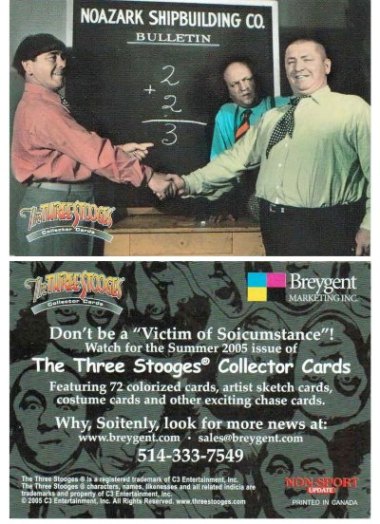 Promo Card - 3 Stooges